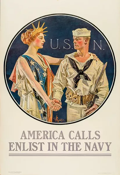 America Calls, J.C. Leyendecker (1918)