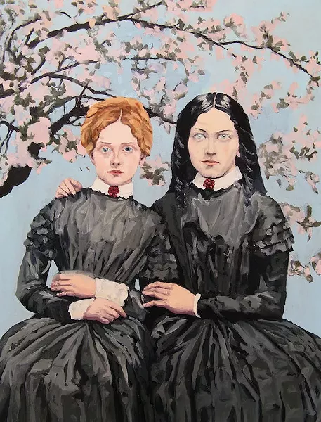 "Banished," Melora Kuhn, oil on canvas, 48" x 36", 2012, Courtesy Galerie Eigen + Art Leipzig/Berlin