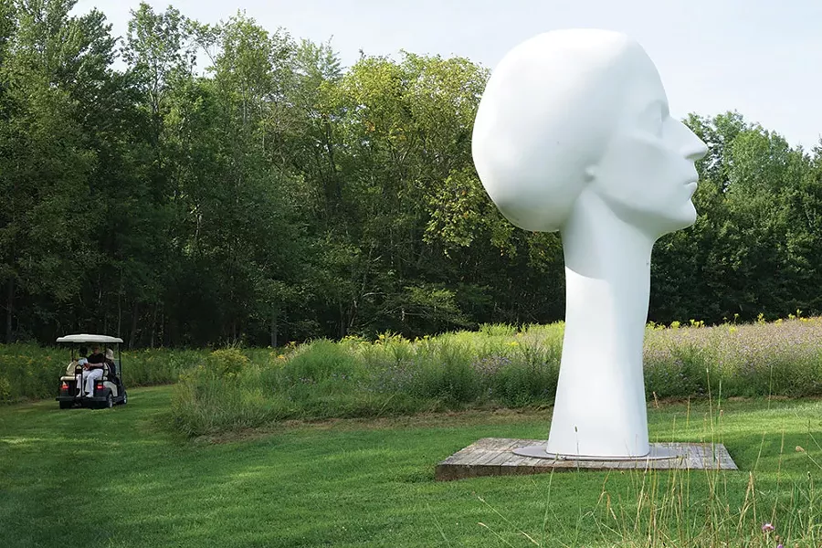 Victoria, 1991–2000, by Philip Grausman at The Fields Sculpture Park at OMI International Arts Center in Ghent. - JOHN GARAY