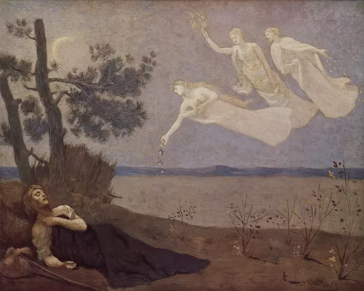 The Dream, Pierre-Cécile Puvis de Chavannes, 1883