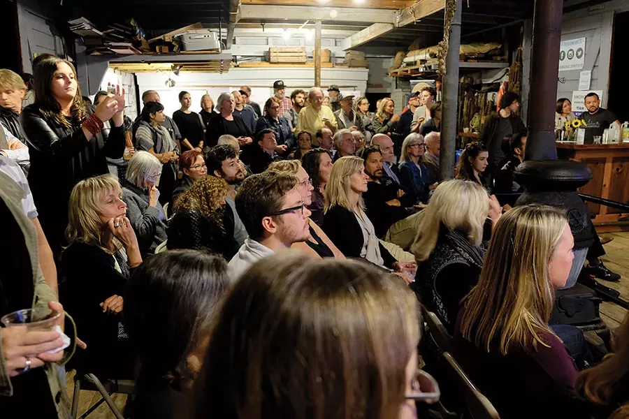 The Chronogram community gathered for the conversation (Roy Gumpel).