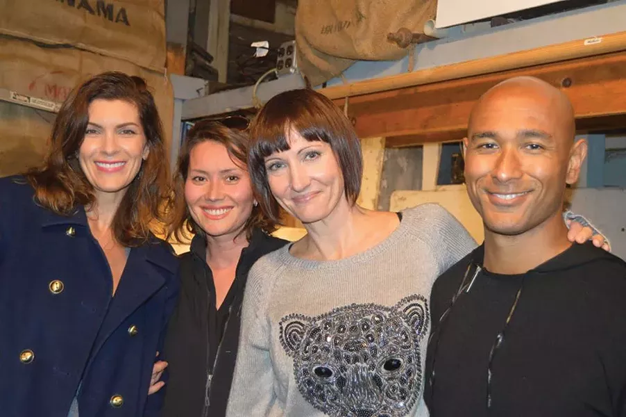 Abby Berusch, Aselya Waltzer, Alison Chawla, and Navin Chawla (Roy Gumpel).