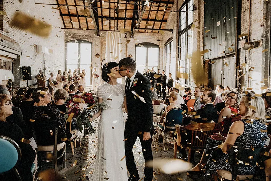 Jen and Jon at Basilica Hudson.