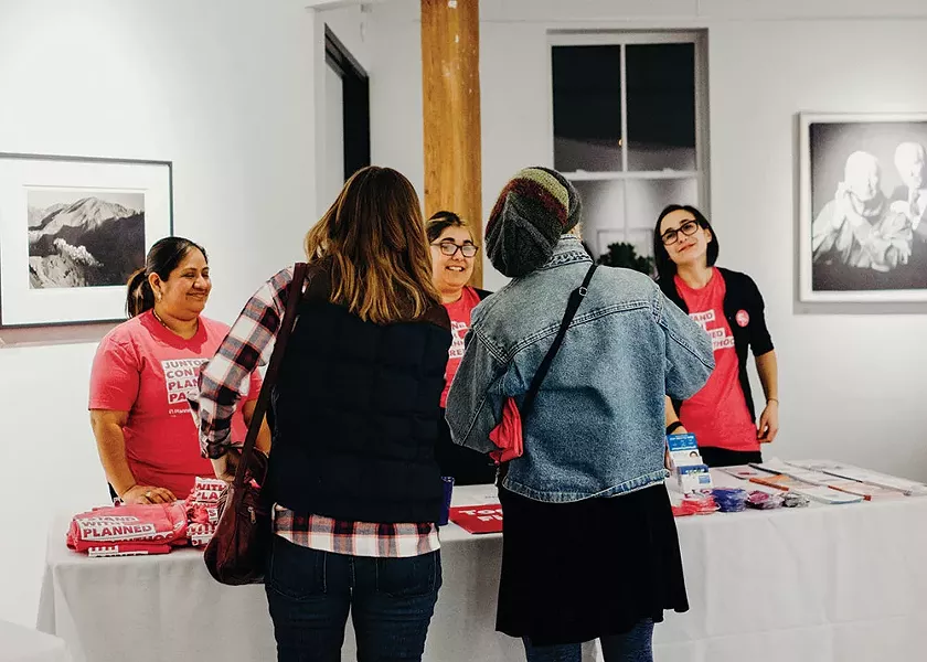 The Planned Parenthood Mid-Hudson Valley street team. - ANNA VICTORIA