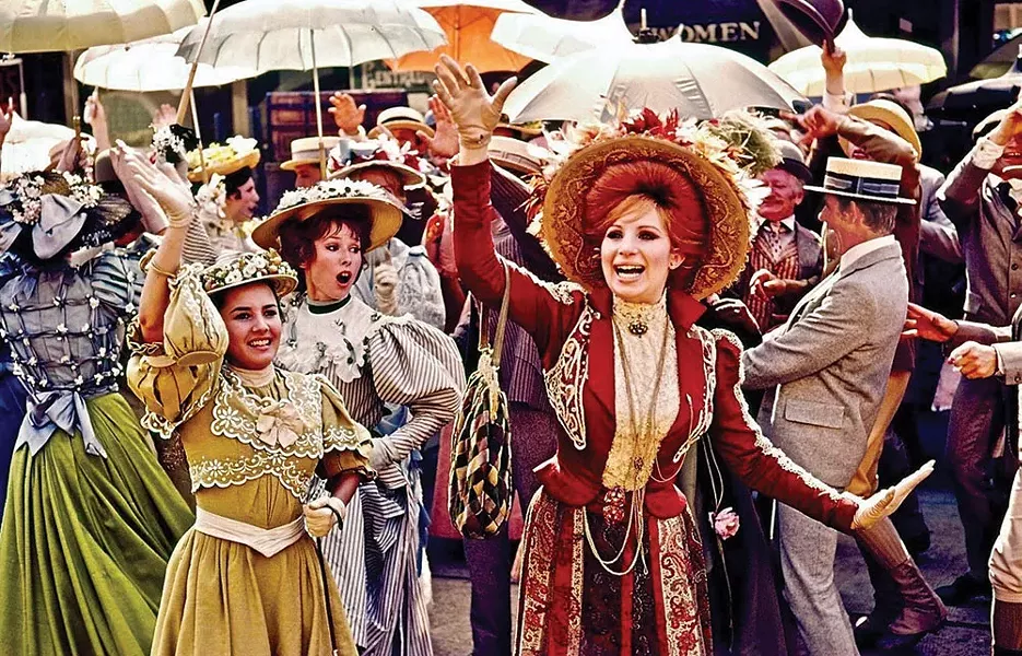 Barbra Streisand on the set of Hello, Dolly! at Garrison Landing in 1968. This summer, the Hello Again, Dolly! festival celebrates the film's 50th anniversary.