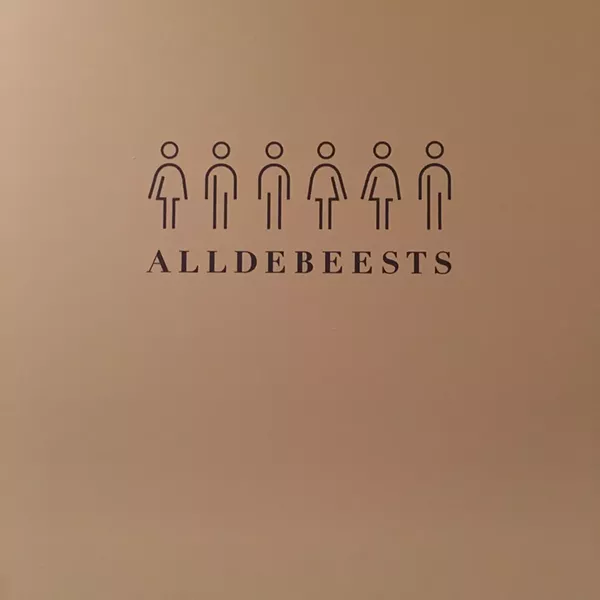 The bathroom door at Wilde Beest - MARIE DOYON