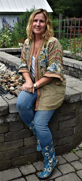 Horticultural therapist Mariann Durkin. - LARRY DECKER
