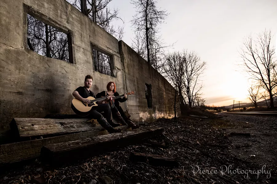 Country blues duo Whiskey Crossing performs at the Heroes for a Cure Festival on October 5.