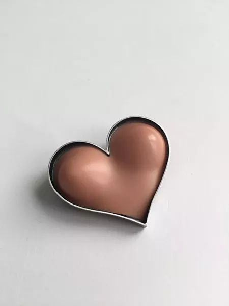Bust Heart Pin by Margaux Lange