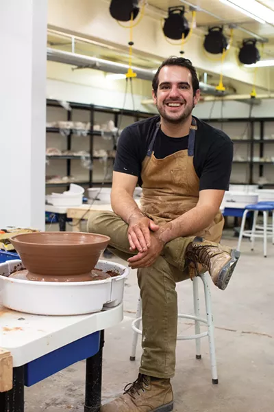 David Moldover, The Newburgh Pottery - Opened in September by husband-and-wife duo David and Jenny Moldover, - The Newburgh Pottery is a 2,500-square-foot community ceramics studio that hosts classes and workshops for schoolkids and adults, as well as offering memberships for potters and ceramic artists. Recent transplants to Newburgh from Brooklyn, the couple live just a few blocks from Atlas. “Newburgh is the friendliest, warmest city I’ve ever lived in,” says David. “It’s got the small neighborhood charm that Brooklyn used to have.”