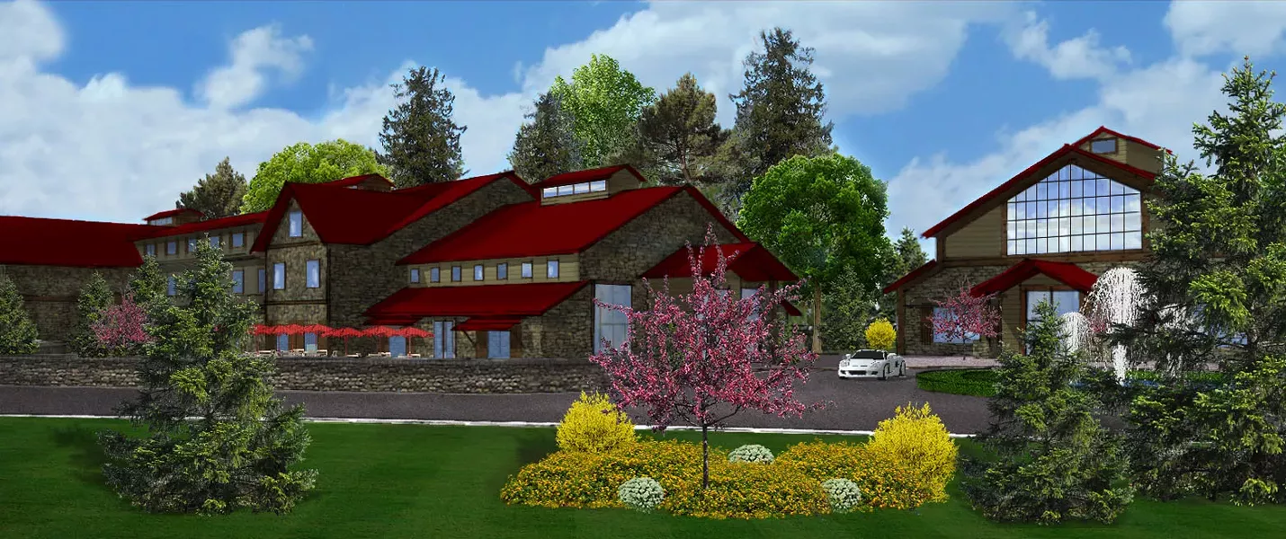 A rendering of Wildberry Lodge