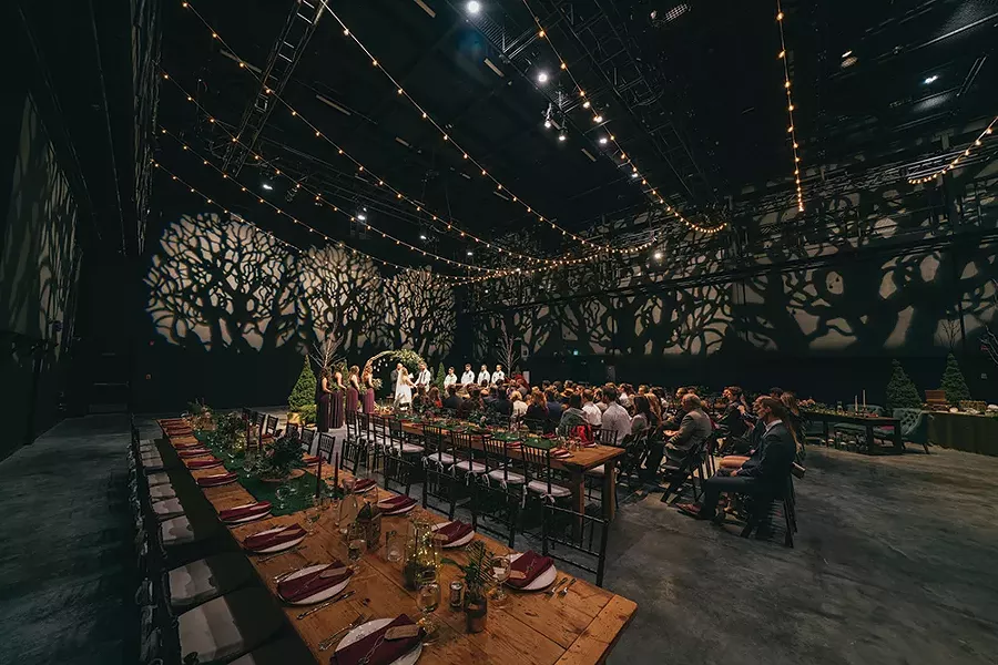 The theater/ballroom at Lumberyard in Catskill.