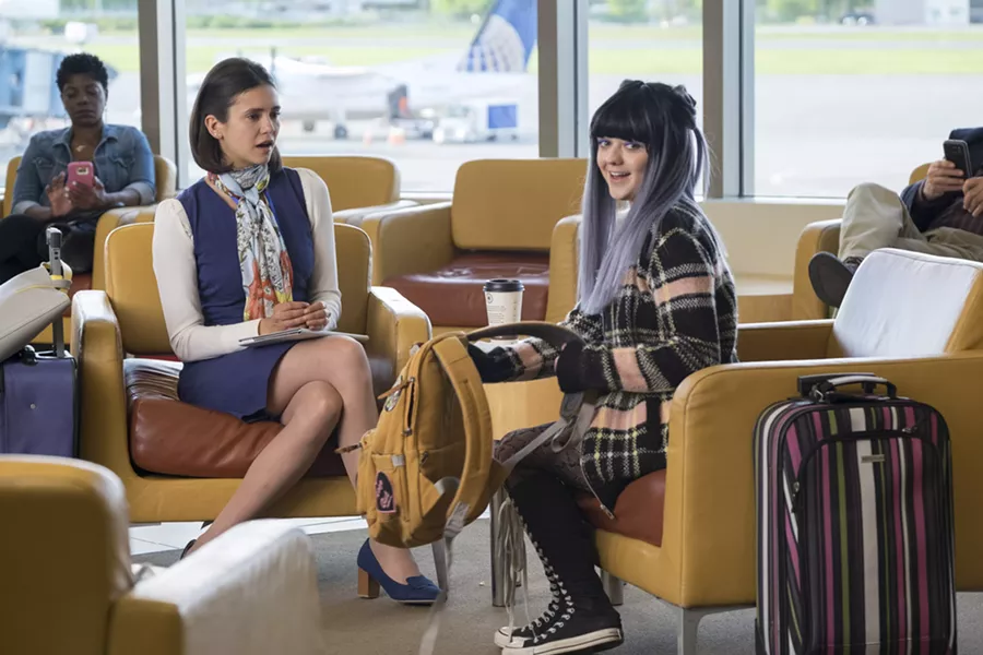 Nina Dobrev as Izzy and Maisie Williams as Skye.Then Came You arrives in theaters and On Demand onFebruary 1st from Shout! Studios - SHOUT! STUDIOS