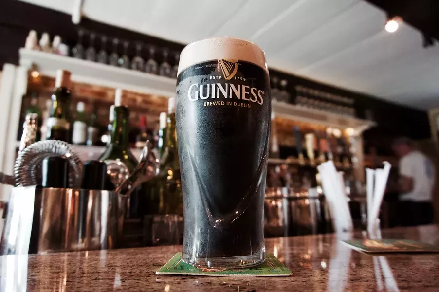 A pint of Guinness at Garvan's