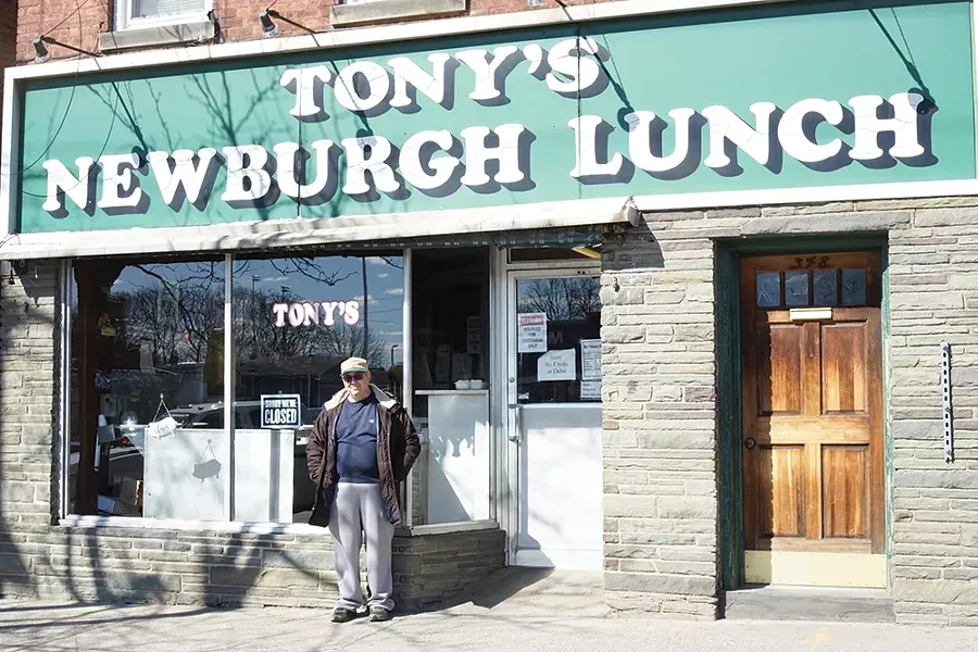 Tony of Tony's Newburgh Lunch - PHOTO: JOHN GARAY