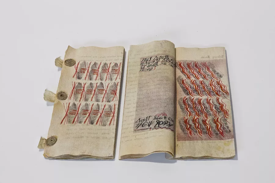 Hedi Kyle, "Pattern Trilogy (2 of 3)," artist book
