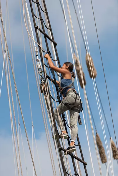 Clearwater Climbing. - PHOTO: GERALD BERLINER