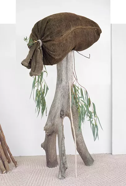 David Halliday, Olive Sack, 2018, archival pigment print