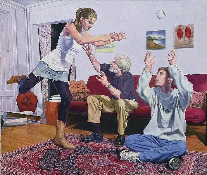Gerard Wickham, Aloft, oil on canvas, 2006.