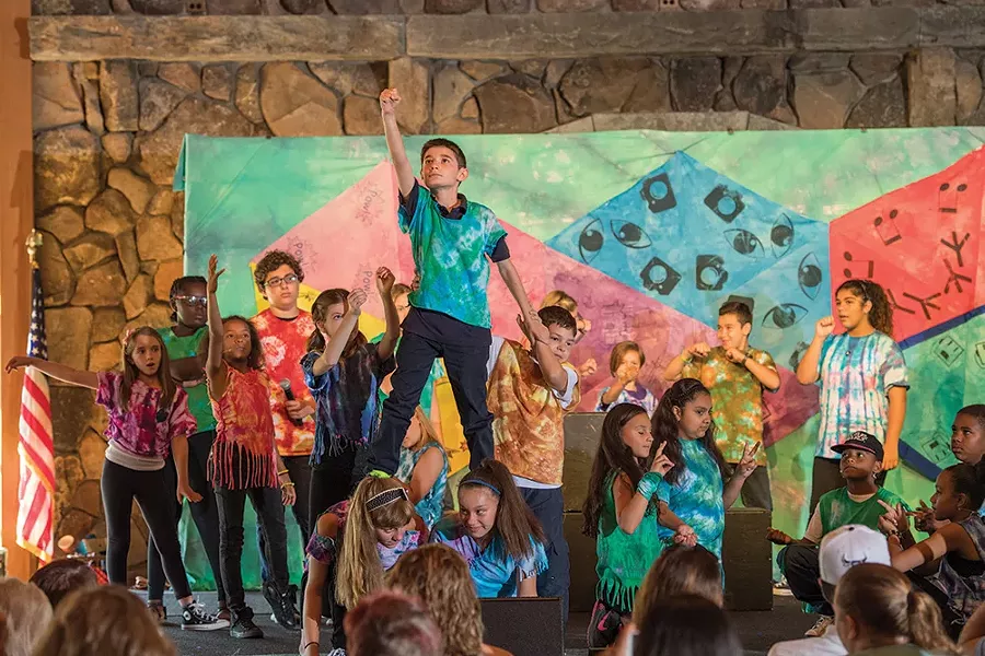 Children participating in a PLAY program at Bethel Woods.