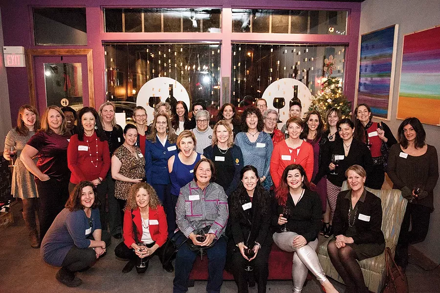 Hudson Valley Women in Business celebrating at Oak Vino Wine Bar in Beacon. - PHOTO: JACPFEF PHOTOGRAPHY