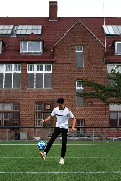 Thomas J Bracken IV playing soccer at Hudson Sports Complex. - PHOTO: CHRISTINE ASHBURN