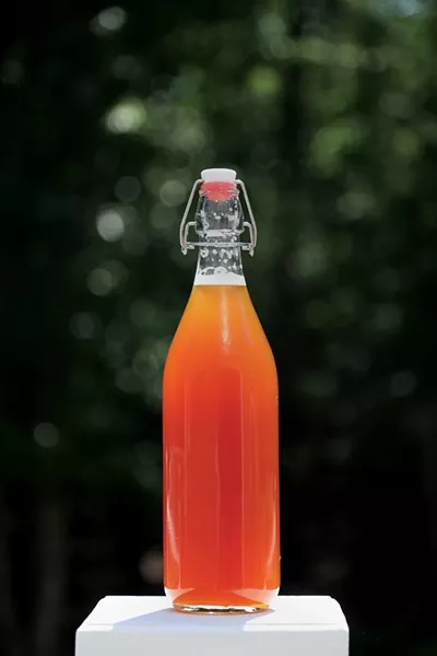 Coffee kombucha gives a sweet-and-sour, almost candied boost to coffee grounds. - PHOTO: PETER BARRETT