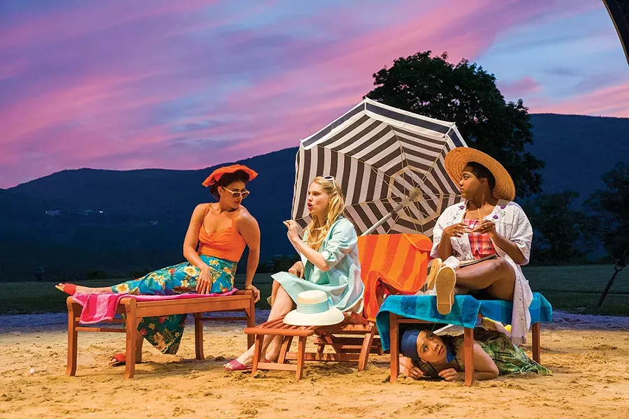Hudson Valley Shakespeare Festival will perform an adaptation of "Much Ado About Nothing" set in 1950s America at Boscobel through September 8.