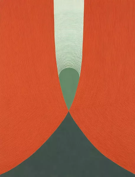 Gouache on paper, 29"x19", 2018.