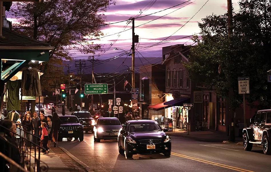 Main Street at dusk. - PHOTO: ROY GUMPEL