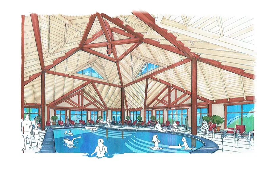 Adirondack Resort, concept design by AJA Architecture and Planning - AJA ARCHITECTURE AND PLANNING