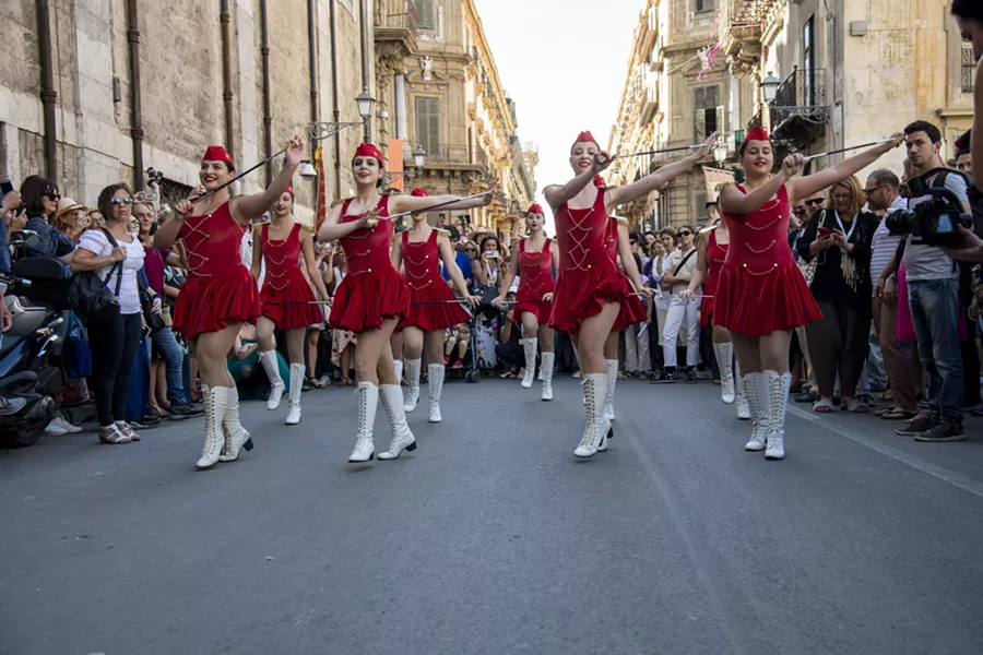 Marinella Senatore, Manifesta12, Palermo Procession, 2018, public performance - COURTESY THE ARTIST AND LAVERONICA ARTE CONTEMPORANEA