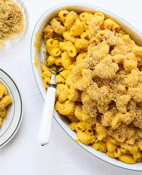 Vegan stovetop mac 'n' cheese - ALEXANDRA SHYTSMAN, COURTESY OF CATSKILL ANIMAL SANCTUARY