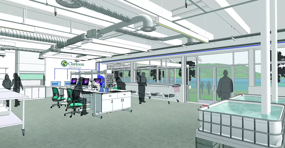 Future water research labs at the Beacon Institute