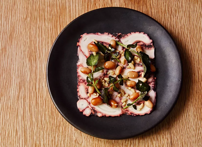 Octopus terrine at Prospect at Scribner's Lodge. - READ MACKENZIE