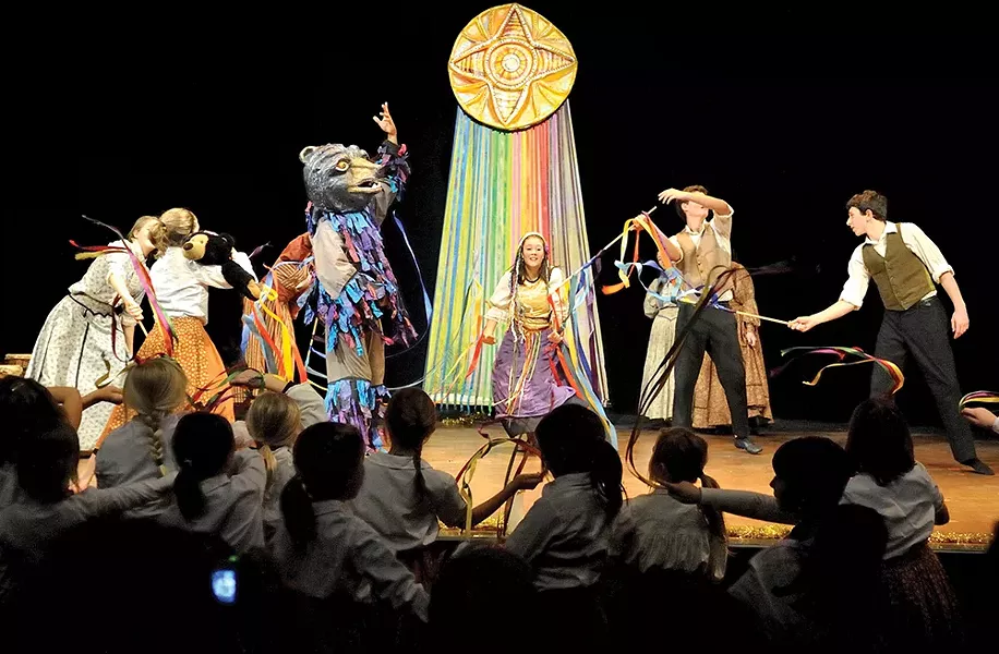 Lucia and The Bear. - PHOTO: SONAM ZOKSANG