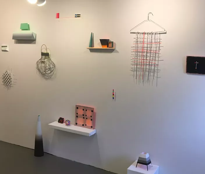 Joan Grubin installation in HILLSDALE at LABspace