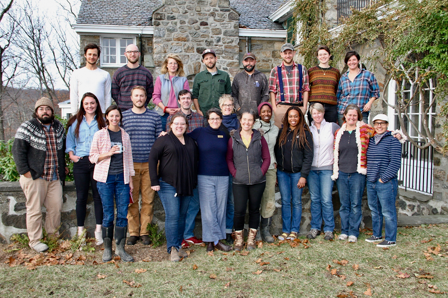 15 new and beginning farmers in Glynwood's Farm Business Incubator Cohort gather to recap the growing season.