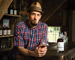 Christopher Williams, the chief distiller at Coppersea Distilling in New Paltz, and the mastermind of the Empire Rye campaign