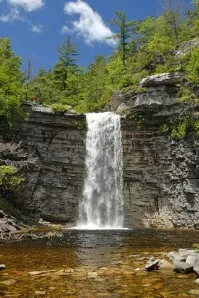 Minnewaska is known for their numerous waterfalls and streams along trails. - MINNEWASKA STATE PARK RESERVE