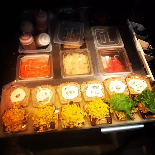 Election Day sandwich spread at Karma Road.