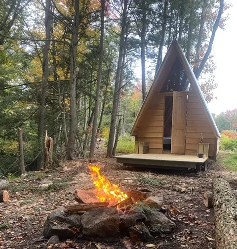 A tiny house at Majestic Farm