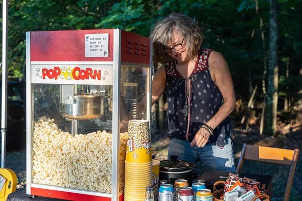 A 2021 Hudson Valley Picture Show screening at Opus 40 - IMAGES COURTESY OF UPSTATE FILMS