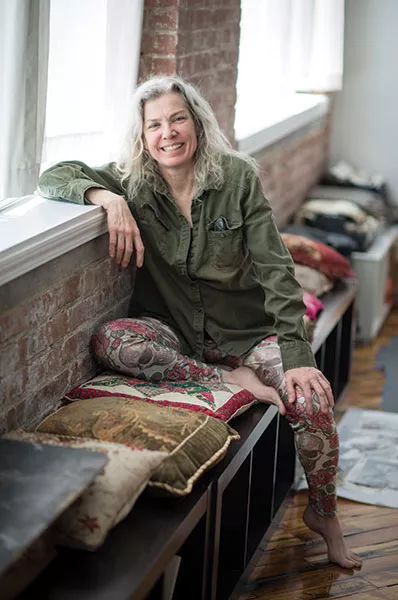 Photographer Ronnie Farley in her home studio at The Lofts at Beacon - CHRISTINE ASHBURN