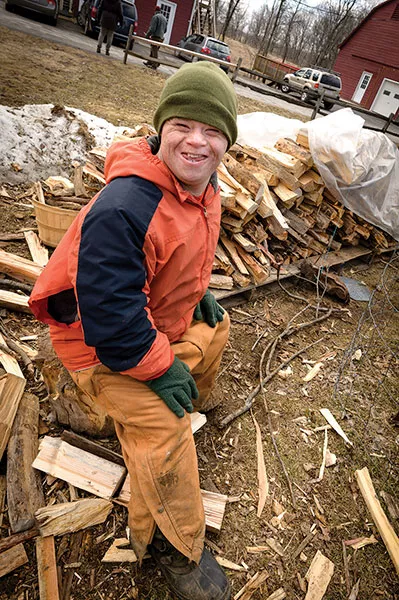 Jeff, a land work apprentice in the day program