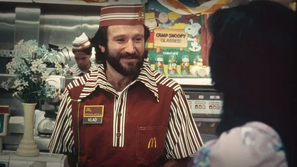 Robin Williams in "Moscow on the Hudson"