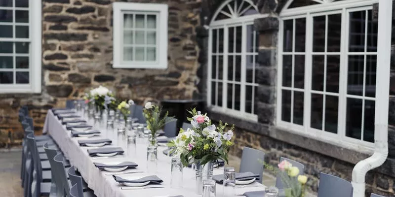 Butterfield's bluestone patio