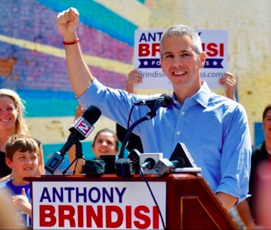 Anthony Brindisi, a centrist Democrat with a solid record, is giving Tenney a run for her money. - ANTHONY BRINDISI FOR CONGRESS