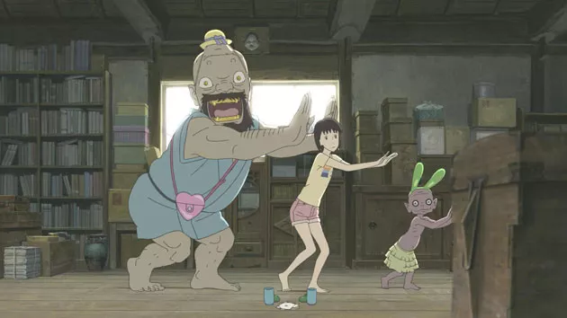 A still from A Letter to Momo.