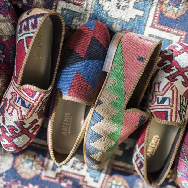 Artemis Design Co. Brings Handcrafted Kilim Shoes to Hudson